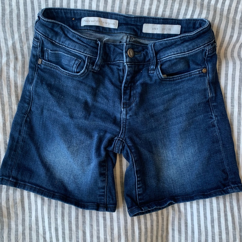 Pilcro and the Letterpress Jean shorts